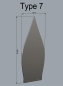 Preview: Light-Blade Type 7 inkl. Halter (55mm Aufnahme)